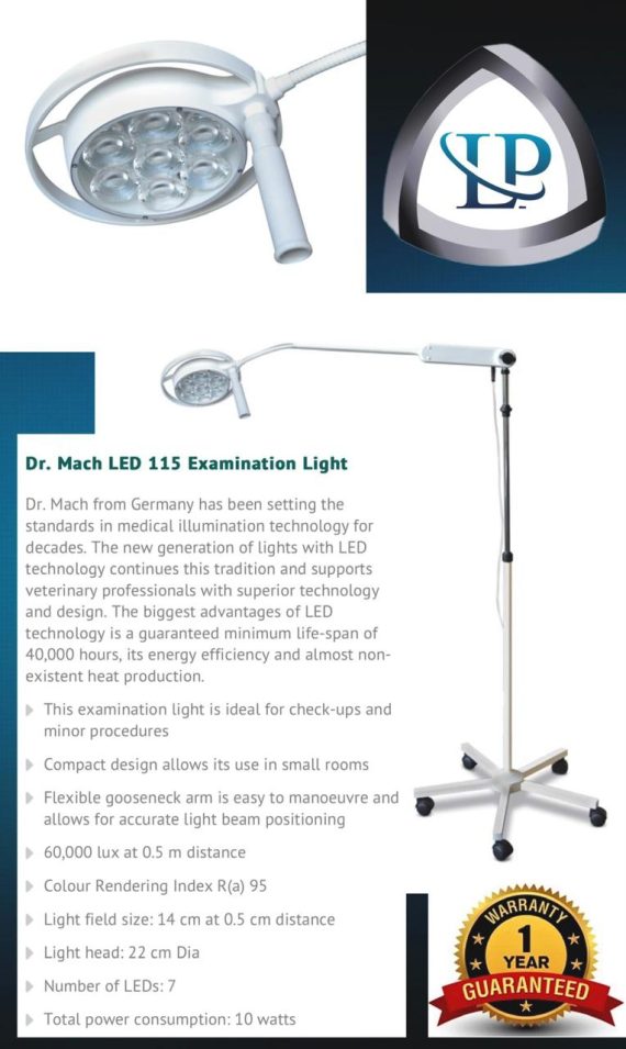 სამედიცინო განათებები Dr. Mach LED 115 Examination light
